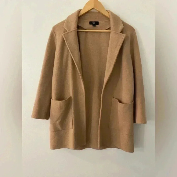 J.Crew Sophie Sweater Blazer camel color size XS - Picture 2 of 6